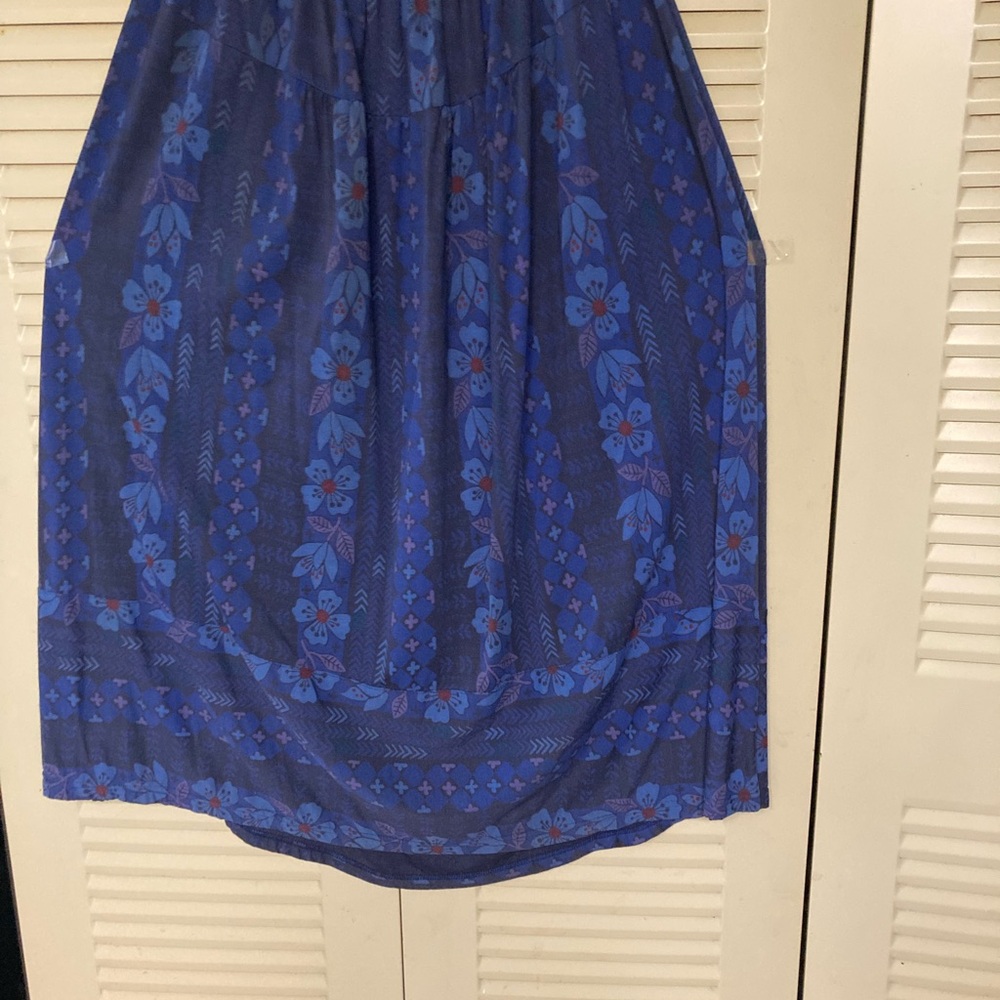 Gudrun Sjoden Blue Bubble Midi Skirt for Cocktail